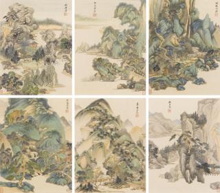 Wang Jian - Landscapes After Song And Yuan Masters