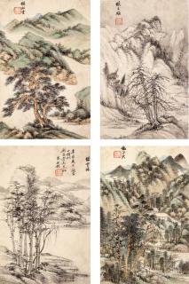 Wang Jian - Landscapes After The Ancient Masters