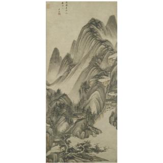 Wang Jian - Rocky Landscape