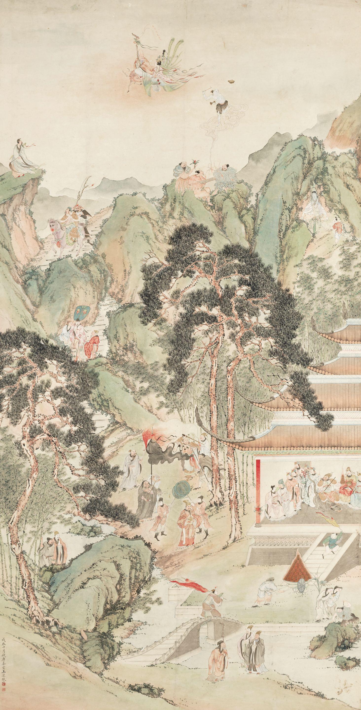 Wang Jie - Immortal Gathering, 1868