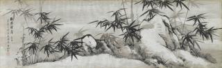 Wang Jiqian - Bamboo Landscape