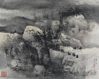 Wang Jiqian - Landscape No. 157: Last Light