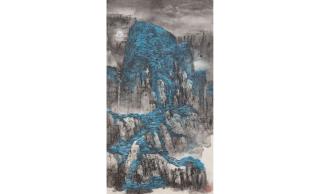 Wang Jiqian - Mountain Village Under the Moonlight, 1984