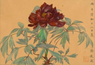 Wang Jiyuan - Black Peony, 1966