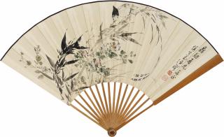 Wang Rong - Bamboo, Flower and Bird