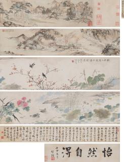 Wang Rong - Landscape Flower And Bird
