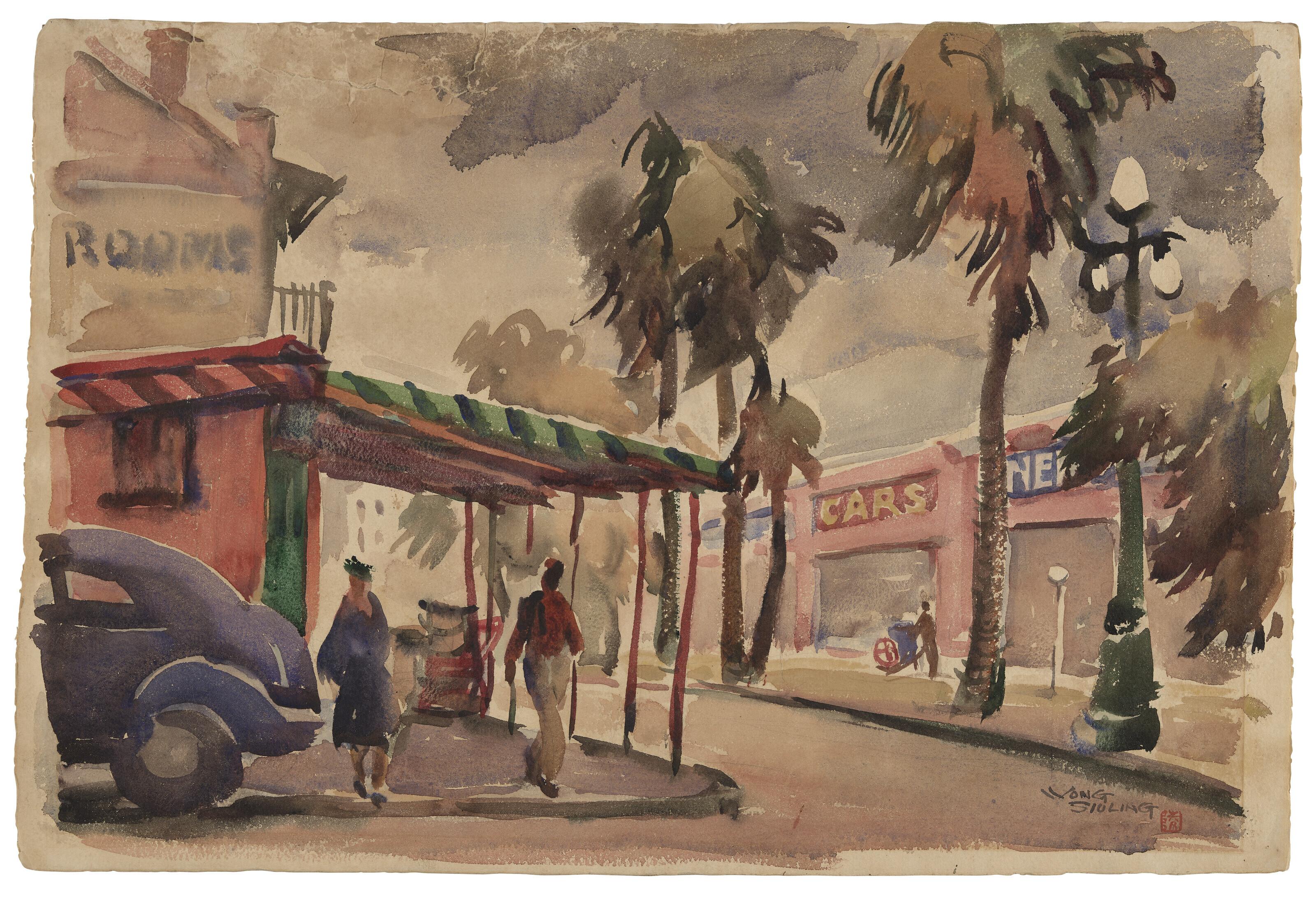 Wang Shaoling - City Scene