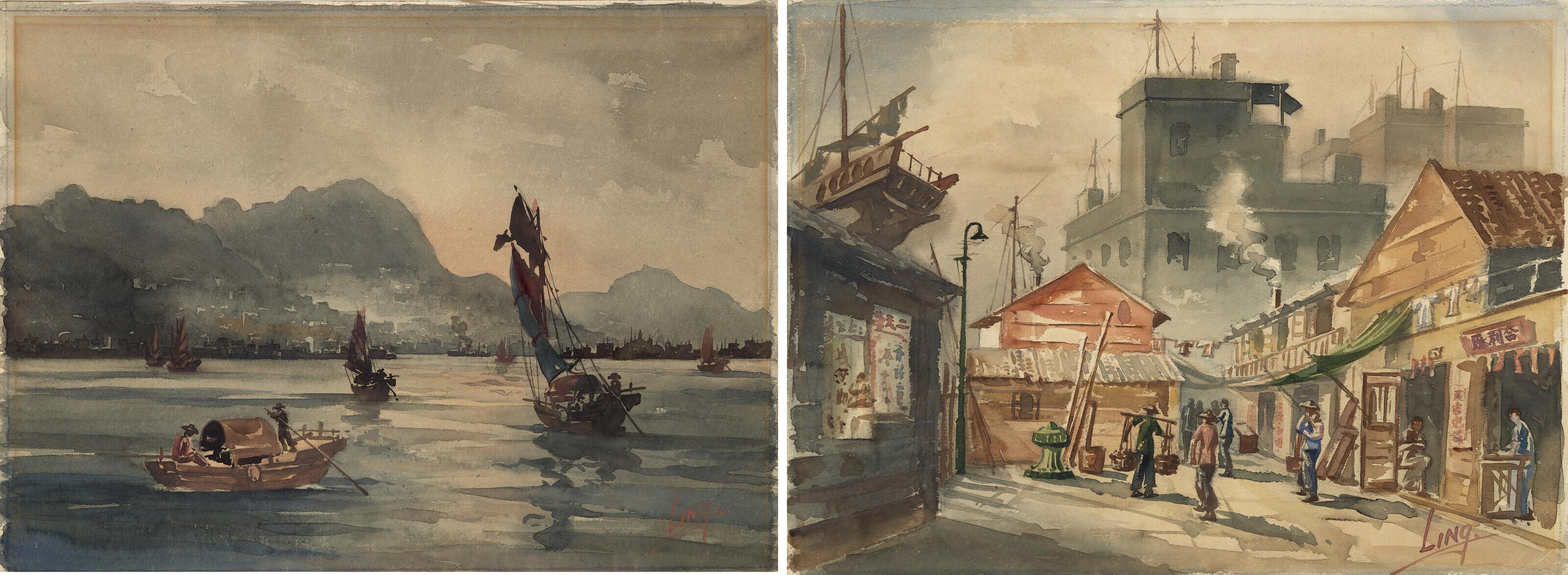Wang Shaoling - Hong Kong Scenery