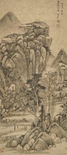 Wang Shimin - Hut By The Stream