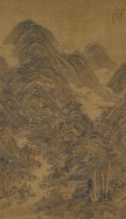 Wang Shimin - Landscape after Huang Gongwang