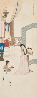 Wang Shuhui - Lady Bathing