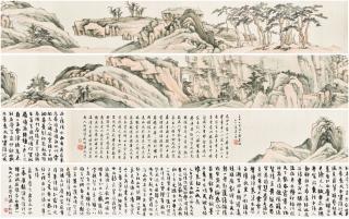 Wang Tongyu - Landscape After Huang Gongwang