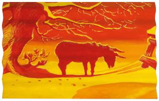 Wang Xingwei - Donkey in the Snow