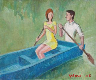 Wang Xingwei - Untitled (Small Rowboat)