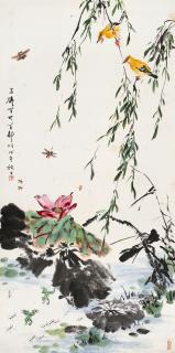 Wang Xuetao - Bird And Flower