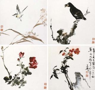 Wang Xuetao - Landscapes, Flowers And Birds