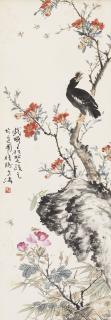 Wang Xuetao - Mynah On Flowering Branch
