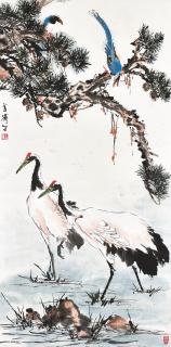 Wang Xuetao - Pine and Birds
