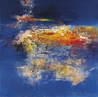 Wang Yan Cheng - La Lune Bleue Sur Le Lac