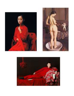 Wang Yidong - A Letter from Afar;& Bride;& Lady in Bathing