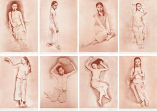 Wang Yidong - Flower Season Like Water(Executed In 2003)