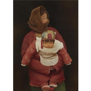 Wang Yidong - Mother And Child