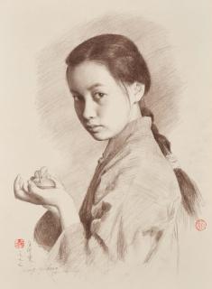 Wang Yidong - Sketch for Crepuscule