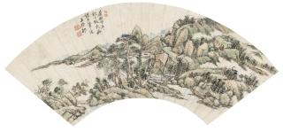 Wang Yuanqi - Landscape After Huang Gongwang
