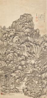 Wang Yuanqi - Landscape After Wang Meng