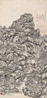 Wang Yuanqi - Landscape after Wang Meng