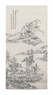 Wang Yuanqi - Landscape in the Style of Ni Zan