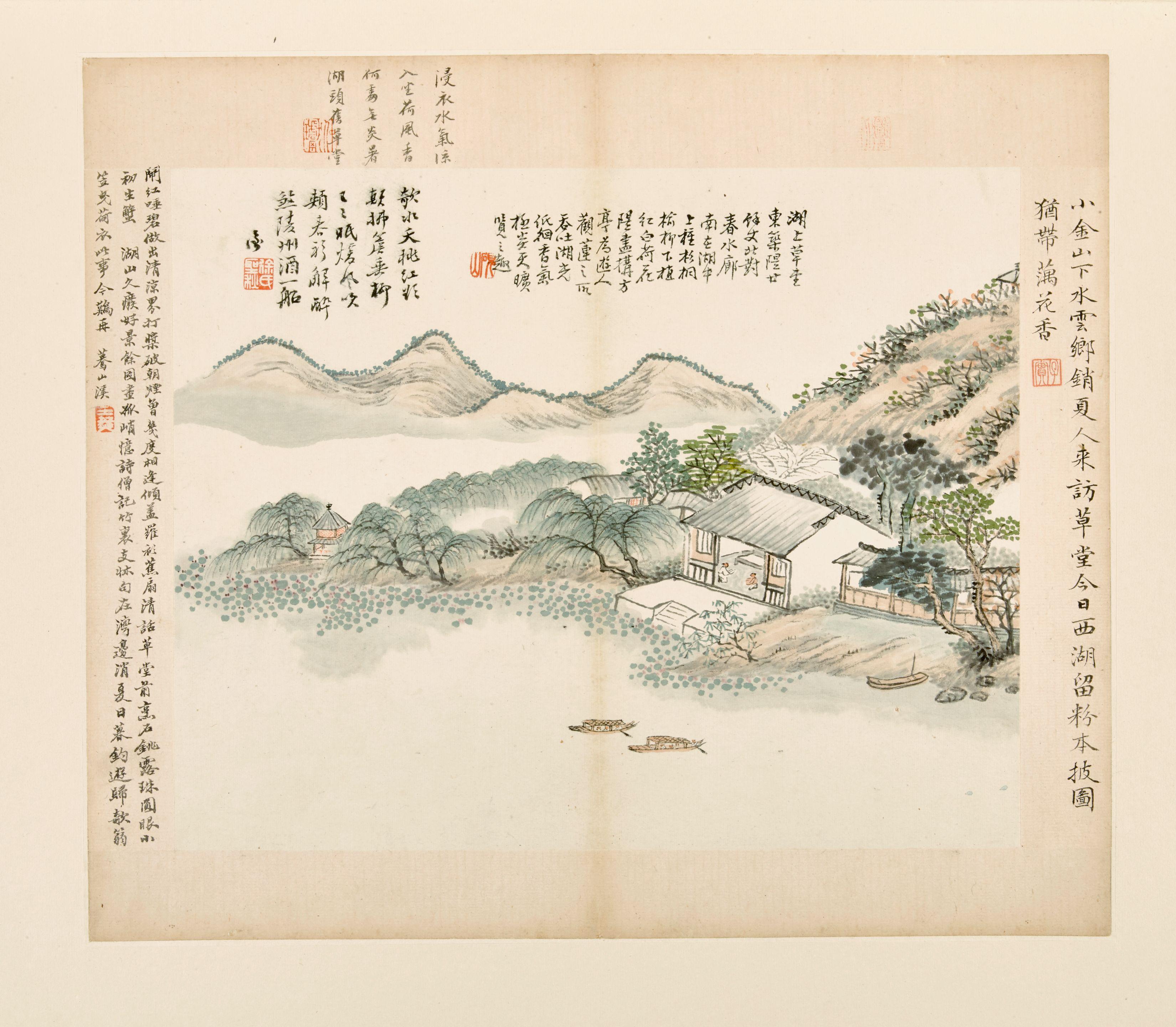 Wang Yun - Scenes of Yangzhou, 1876