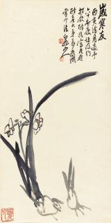 Wang Zhen - A Friend in Cold Season, after Zhu Da, 1926