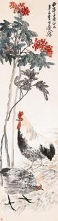 Wang Zhen - Cockeral And Flower