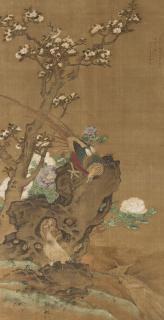 Wang Zheng - Pheasants Under A Crab Apple Tree