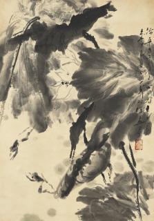 Wang Ziwu - Frogs in Lotus Pond