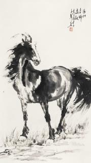 Wang Ziwu - Standing Horse