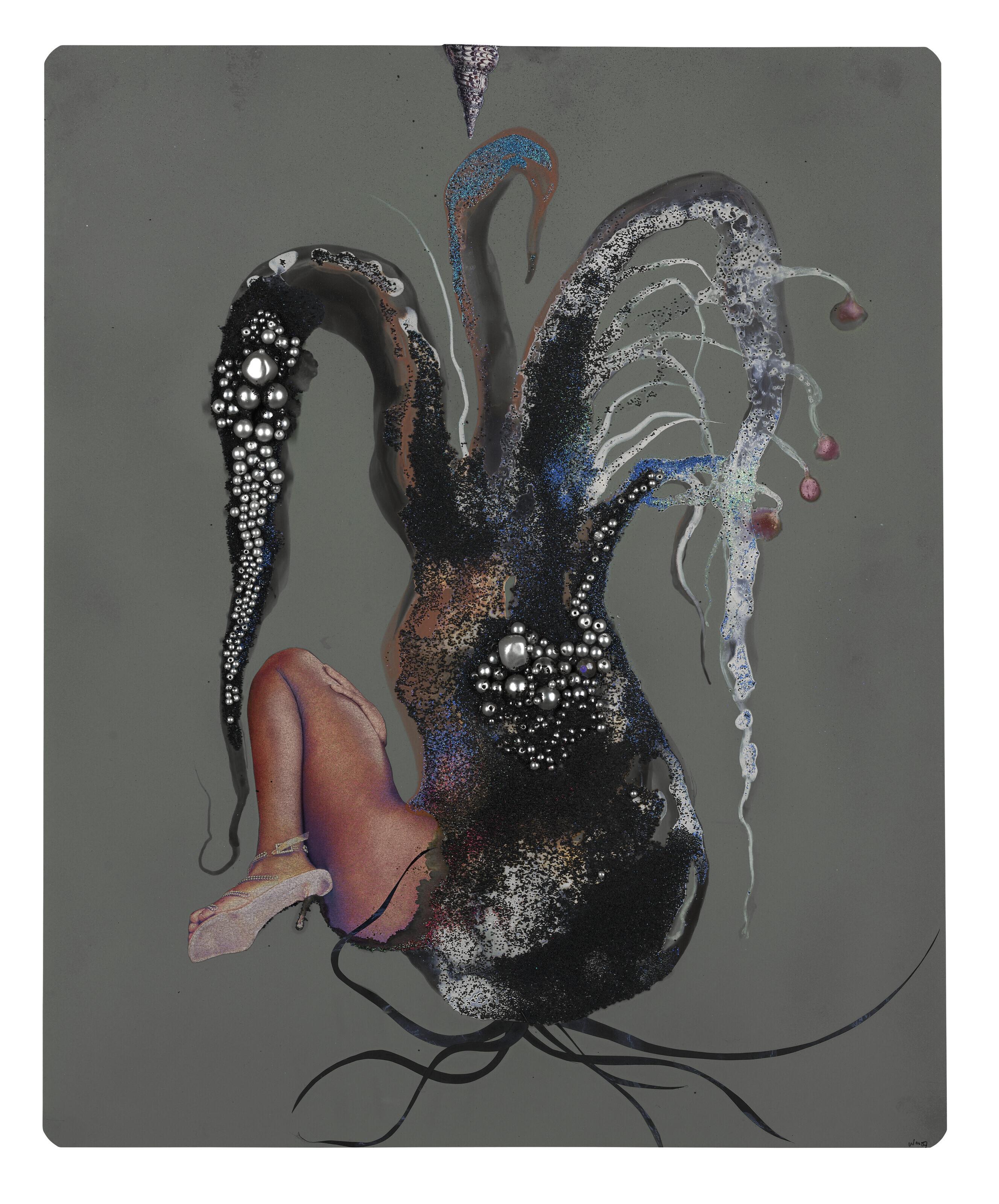 Wangechi Mutu - Drunk Palm II