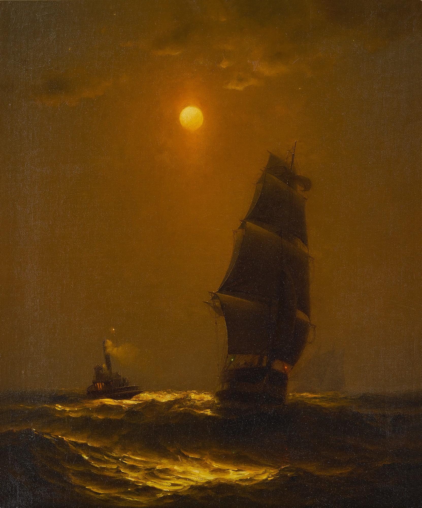 Warren Sheppard - Moonlight Sail Off the Highlands