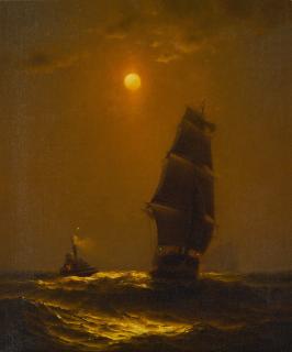 Warren Sheppard - Moonlight Sail Off the Highlands