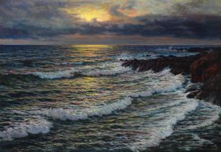 Wartan Mahokian - Sunset over the waves