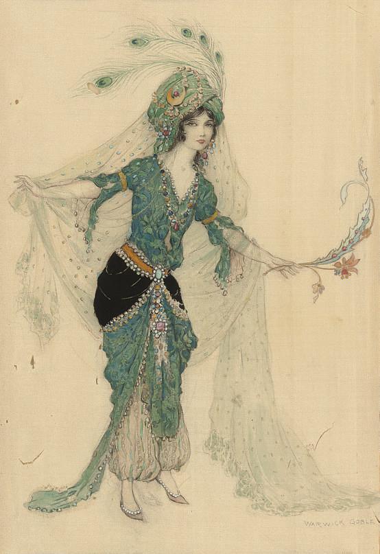 Warwick Goble - Odalisque