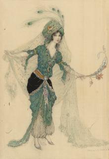 Warwick Goble - Odalisque