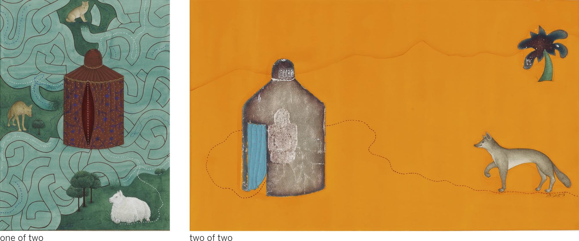 Waseem Ahmed - Untitled (Set Of Two) 