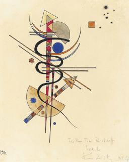 Wassily Kandinsky - Aquarell für Frau Toni Kirchhoff