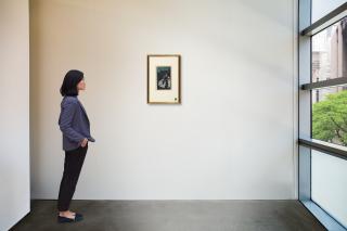 Wassily Kandinsky - Dame mit Fächer (Roethel 2)