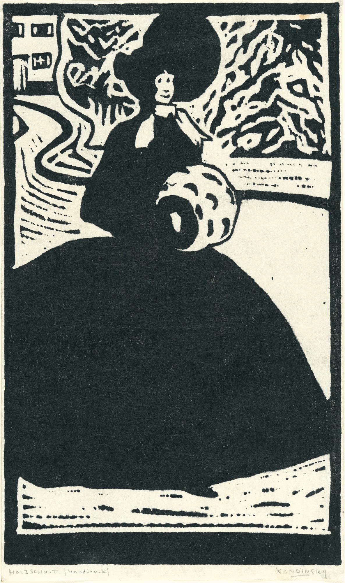 Wassily Kandinsky - Dame mit Muff