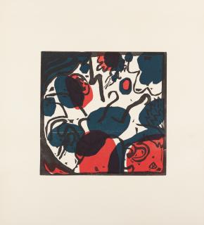 Wassily Kandinsky - Drei Reiter in Rot, Blau und Schwarz