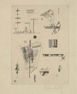 Wassily Kandinsky - Erste Radierung Für Die Editions \'Cahiers D\'Art\' (R. 194)