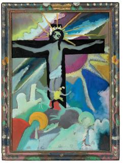 Wassily Kandinsky - Gekreuzigter Christus